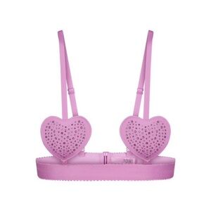 SKIMS Pink and Purple Bra with Rhinestone Detail